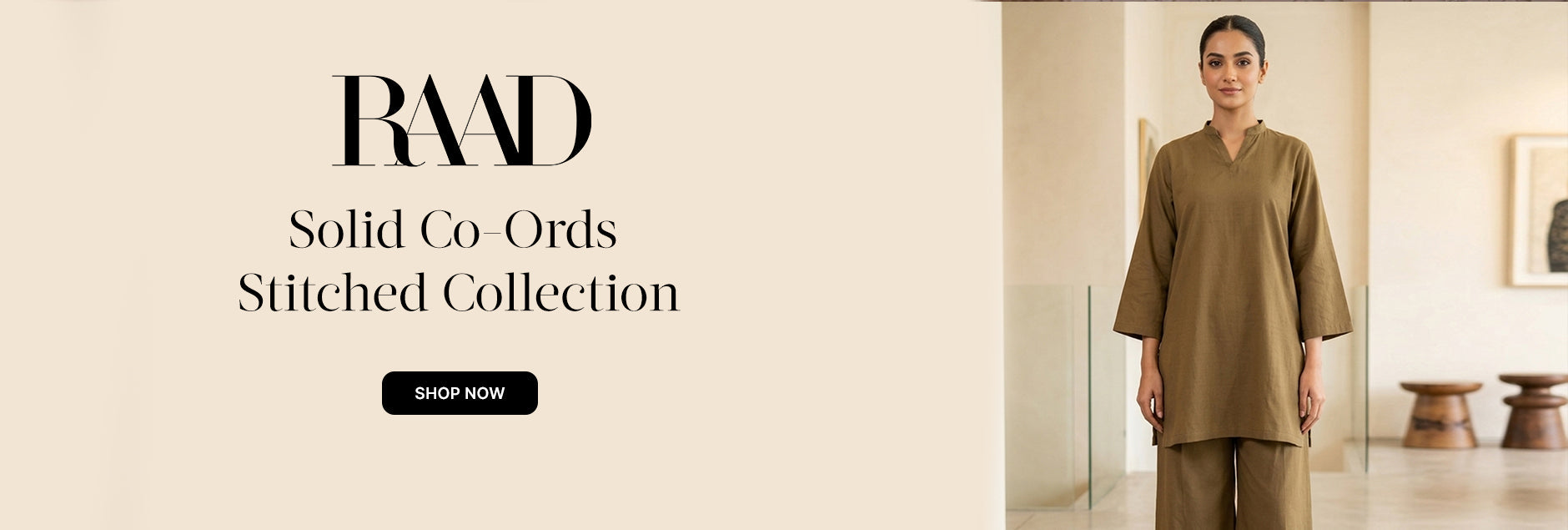 Raad Solid Co-Ords Stitched Collection 2026