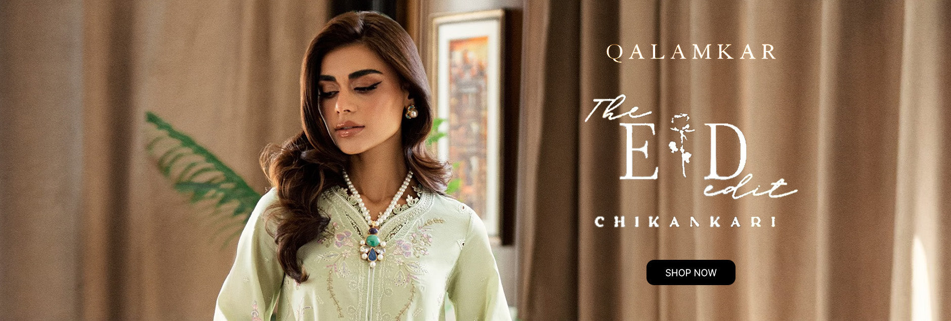 Qalamkar Chikankari Eid Unstitched Edit 2025