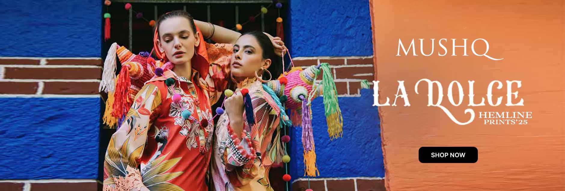 Hemline La Dolce By Mushq Prints Unstitched Collection 2025 Vol-02