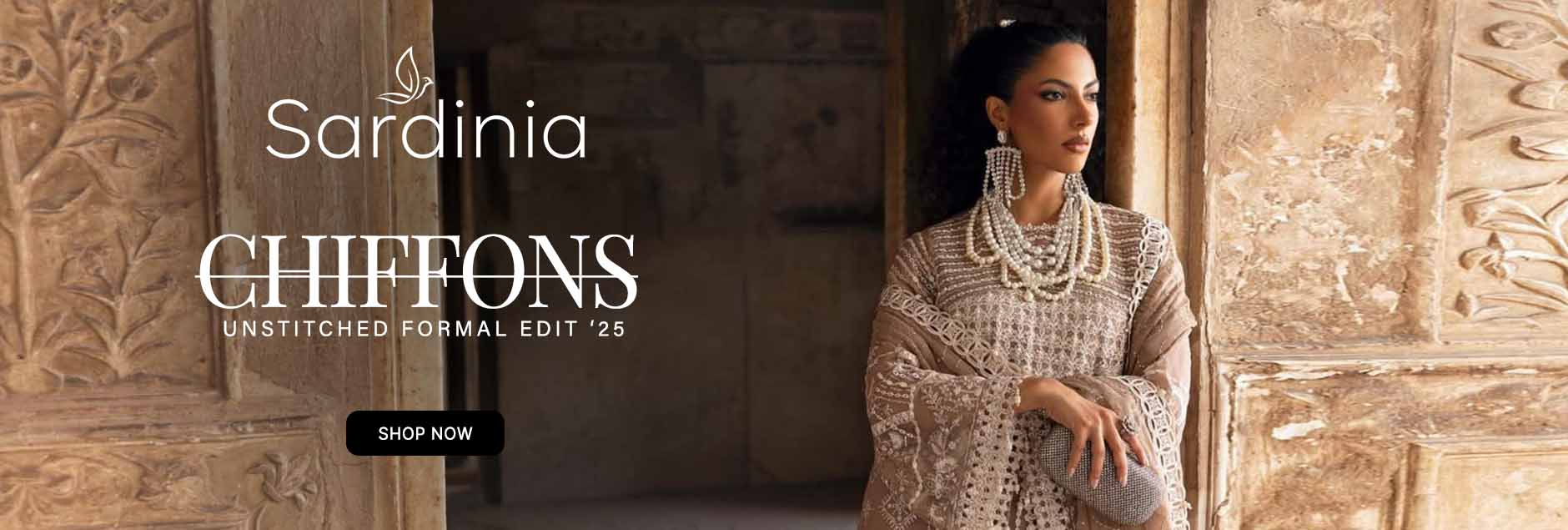 Sardinia Chiffons Unstitched Formal Edit 2025