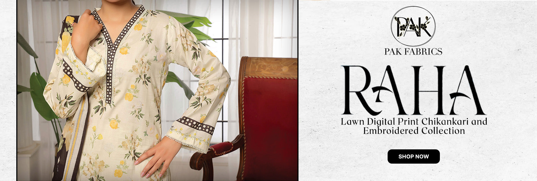 Raha By Pakdaman Chikankari Unstitched Collection 2025