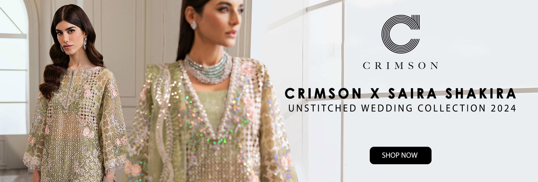 Crimson X Saira Shakira Unstitched Wedding Collection 2024