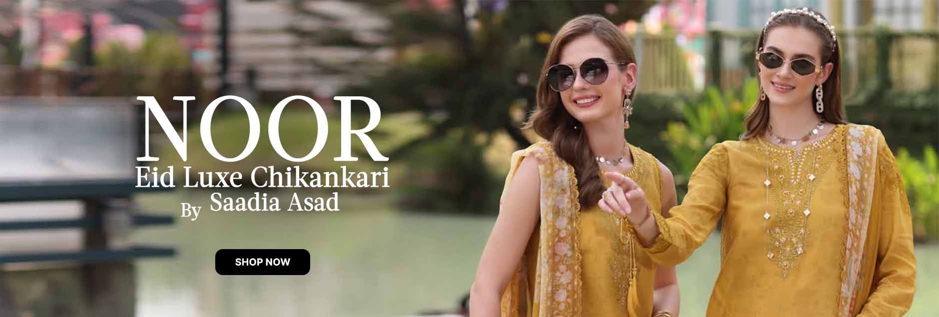 Noor By Saadia Asad Eid Luxe Chikankari Unstitched Collection 2025