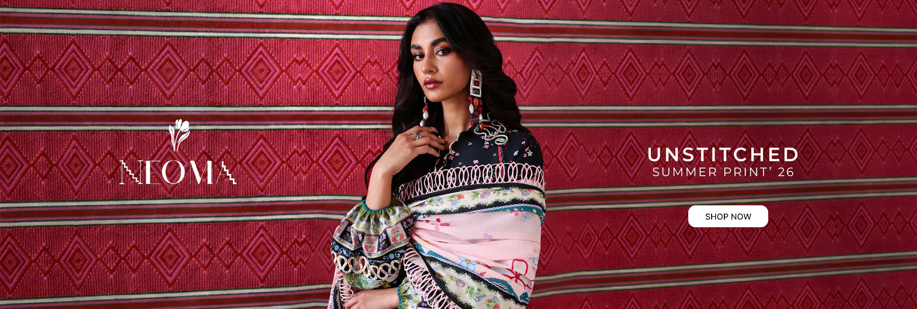 Neoma By Republic Womenswear Summer Prints Unstitched Collection 2026