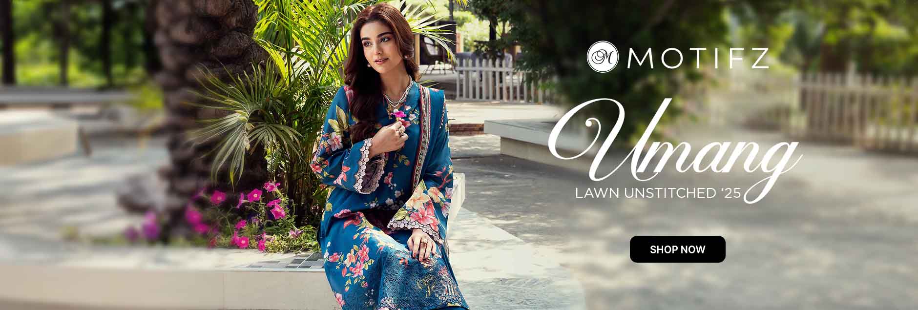 Umang By Motifz Luxury Embroidered Lawn Unstitched Collection 2025