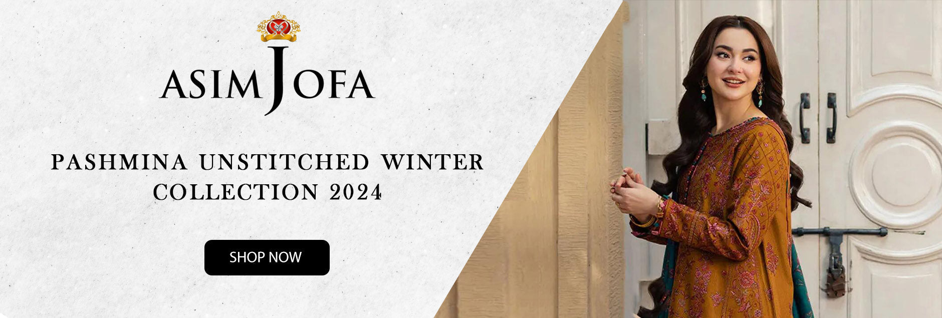 Pashmina By Asim Jofa Winter Unstitched Collection 2024