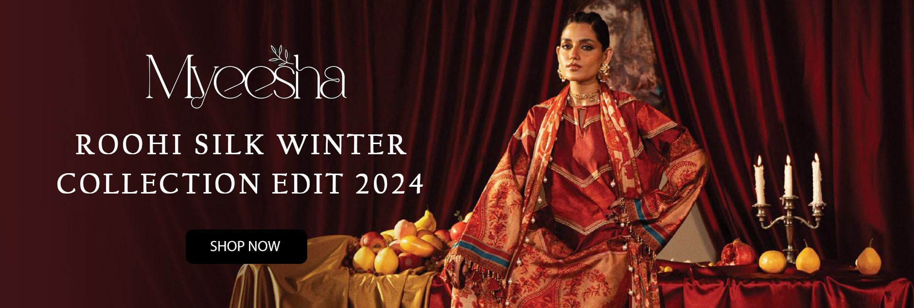 Roohi Silk By Myeesha Unstitched Collection 2024