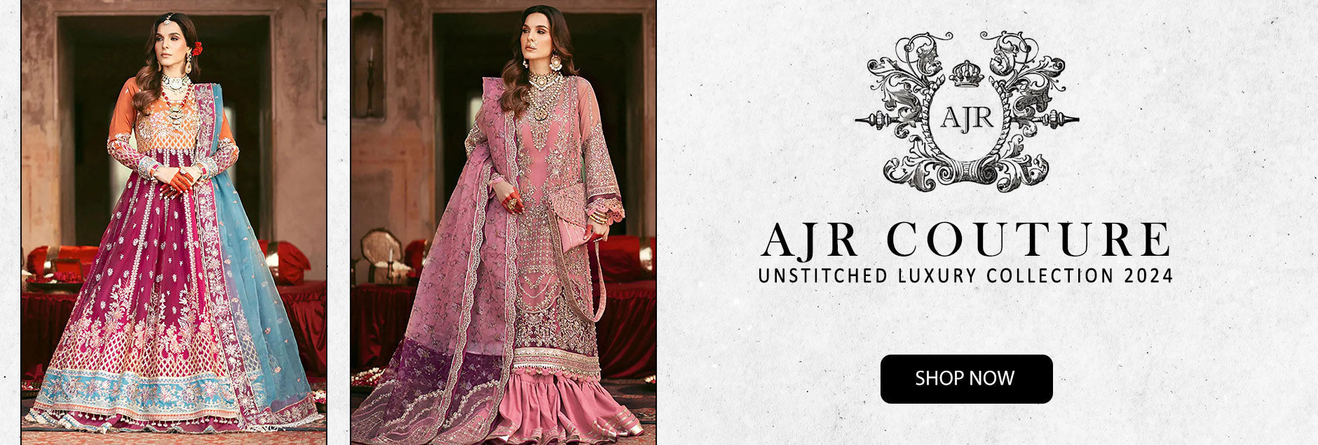 AJR Couture Luxury Unstitched Collection 2024