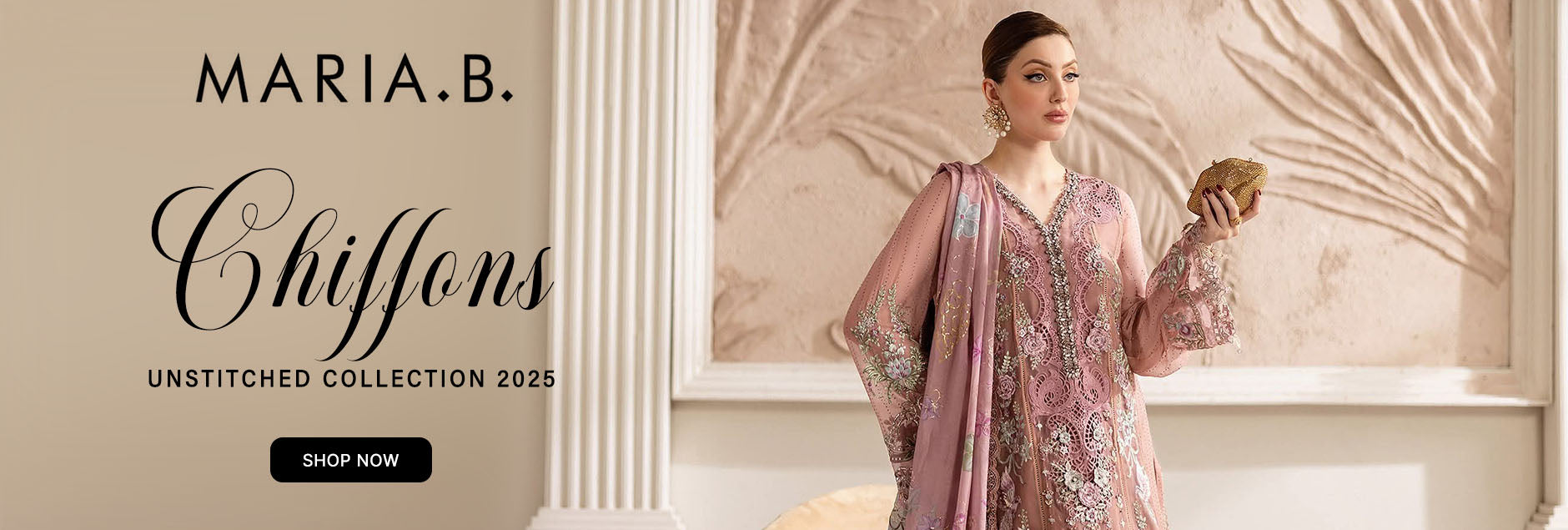 Maria B Chiffon Unstitched Collection 2025