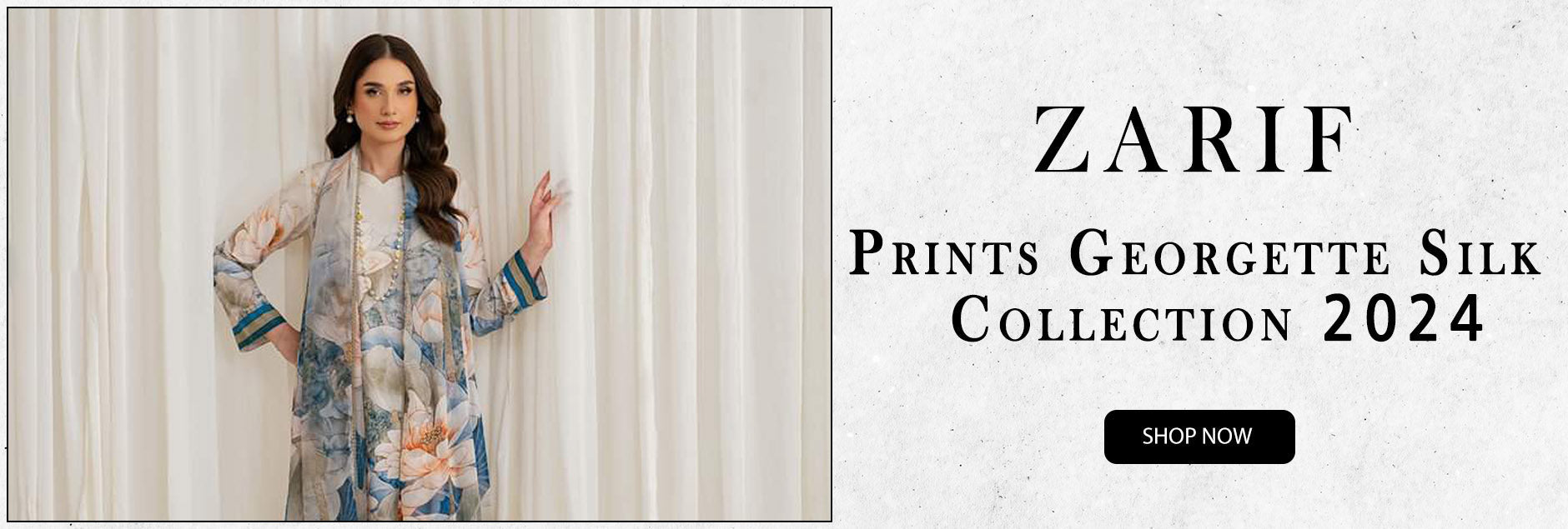 Prints By Zarif Georgette Silk Unstitched Collection 2024