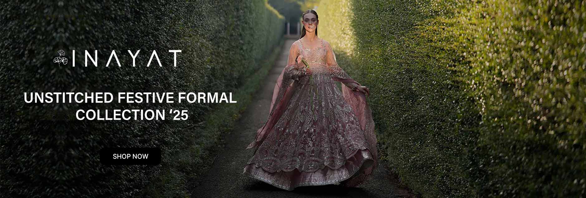 Inayat Premium Festive Formals Unstitched Collection 2025