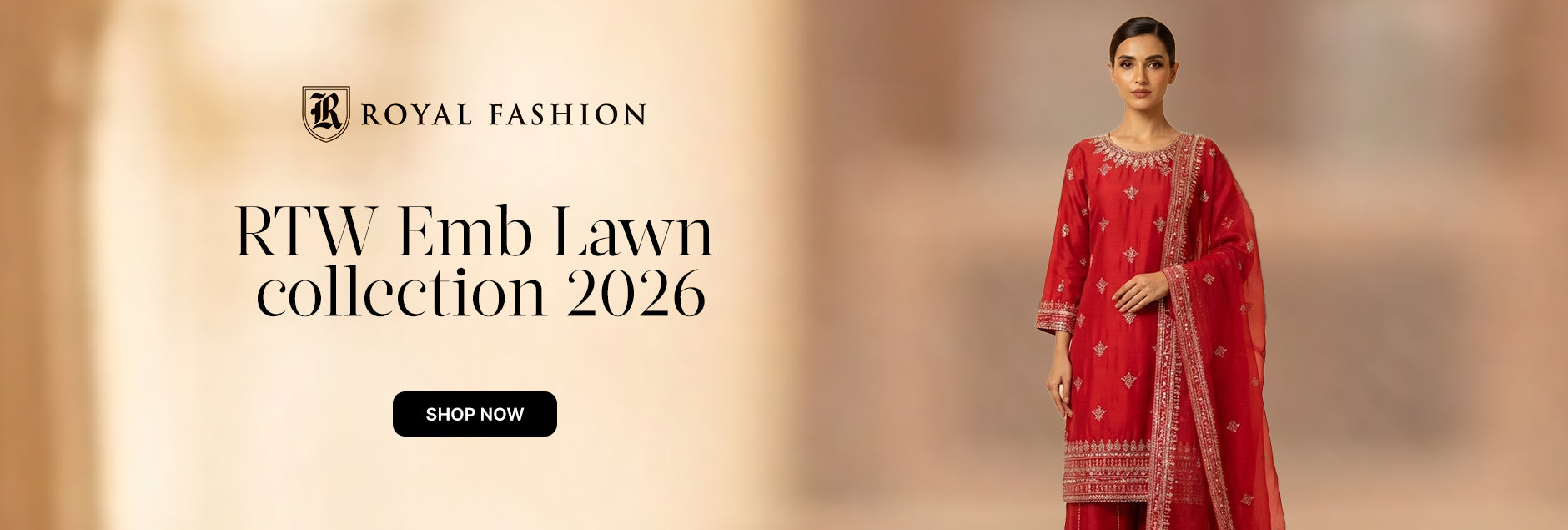 Royal Fashion Embroidered Pret Collection 2026