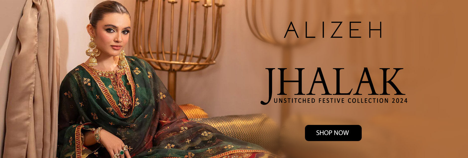 Jhalak By Alizeh Fashion Unstitched Festive Collection 2024 Vol-01