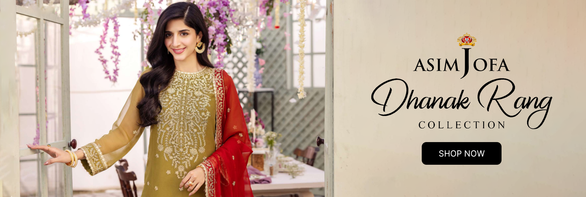 Dhanak Rang By Asim Jofa Luxury Festive Collection 2024
