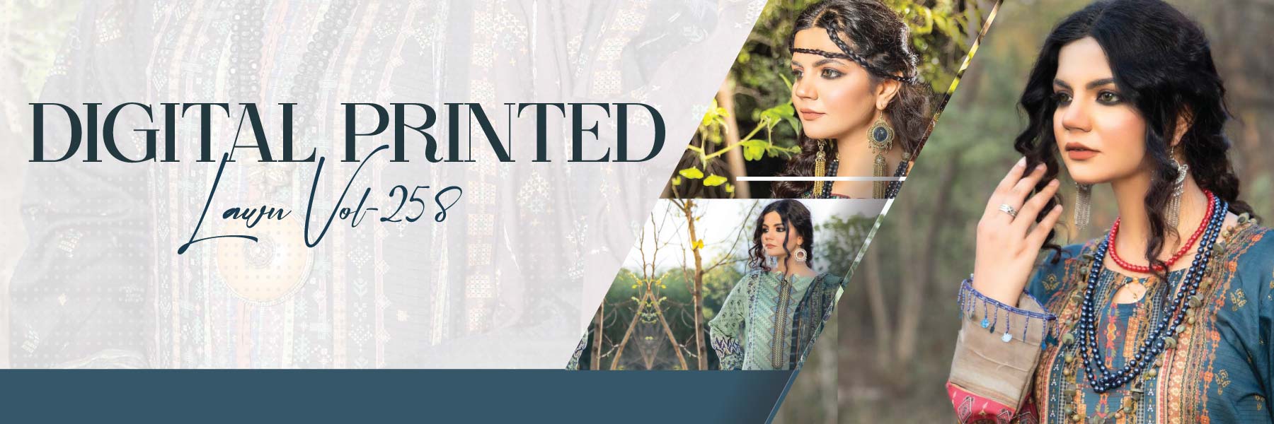 Digital Printed Lawn Vol-258