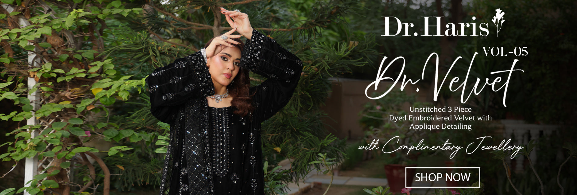 Dr. Velvet By Schick Embroidered Velvet Unstitched Collection 2025 Vol-05