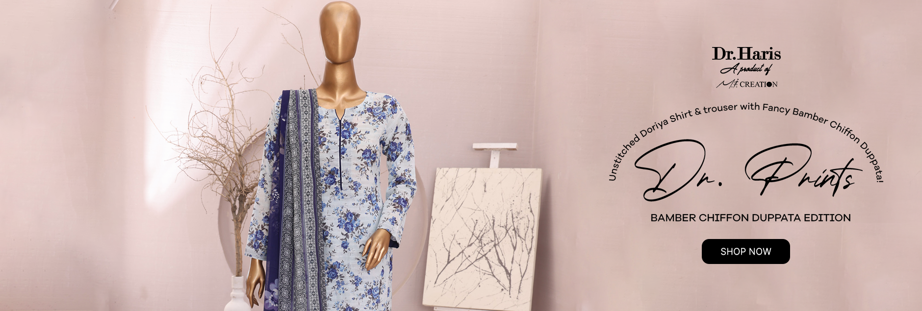 Dr. Prints By Schick Digital Printed Lawn Unstitched Collection 2025 Vol-13