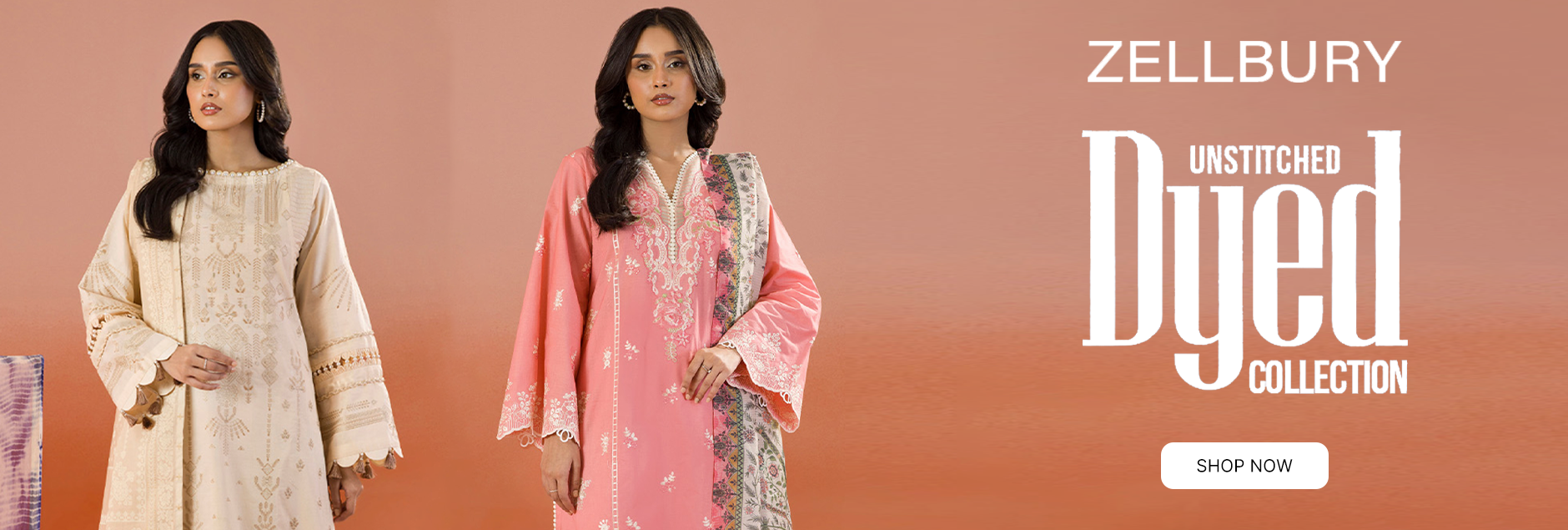 Zellbury Dyed Unstitched Collection 2025