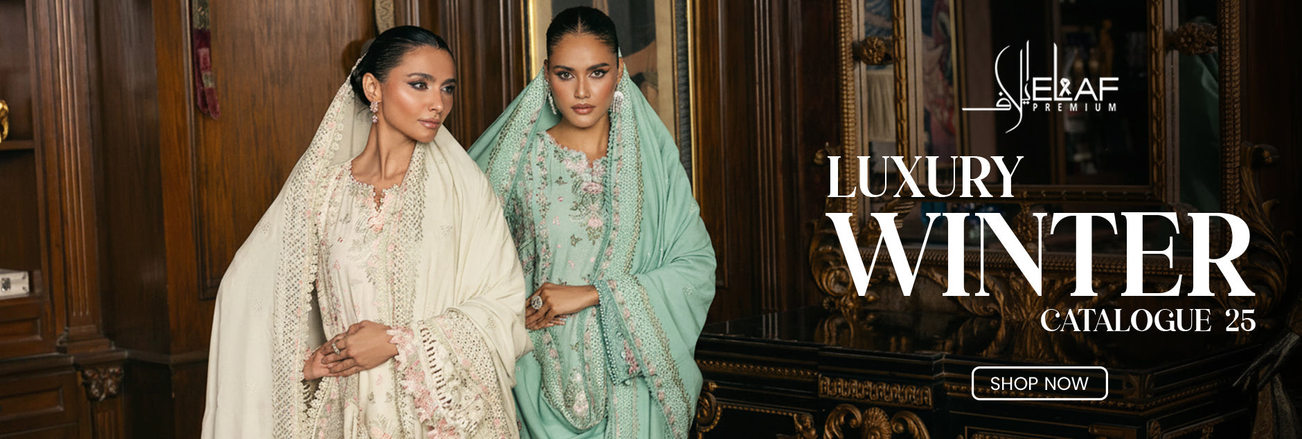 Elaf Luxury Winter Unstitched Collection 2025 – Royal Fashion