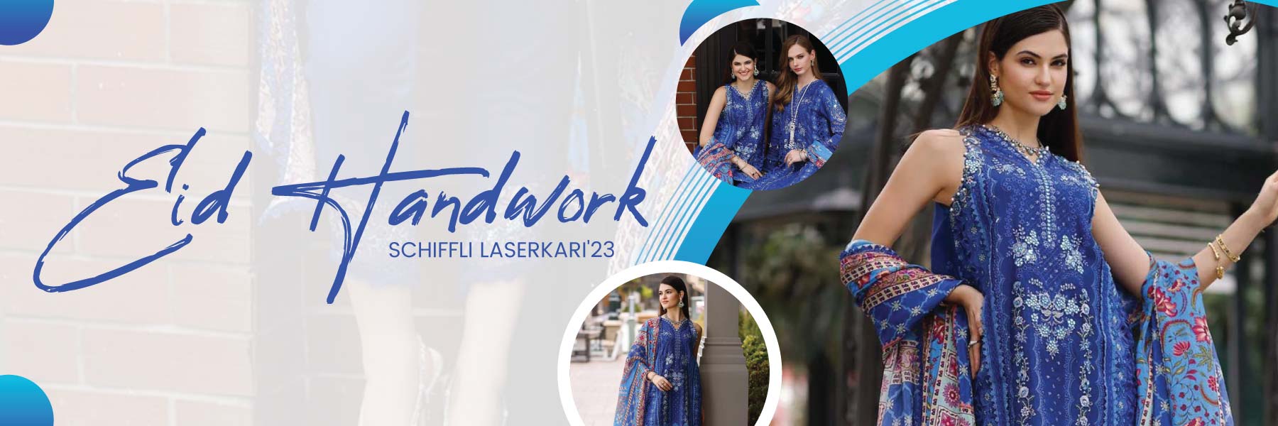 Eid Handwork Schiffli Laserkari'23
