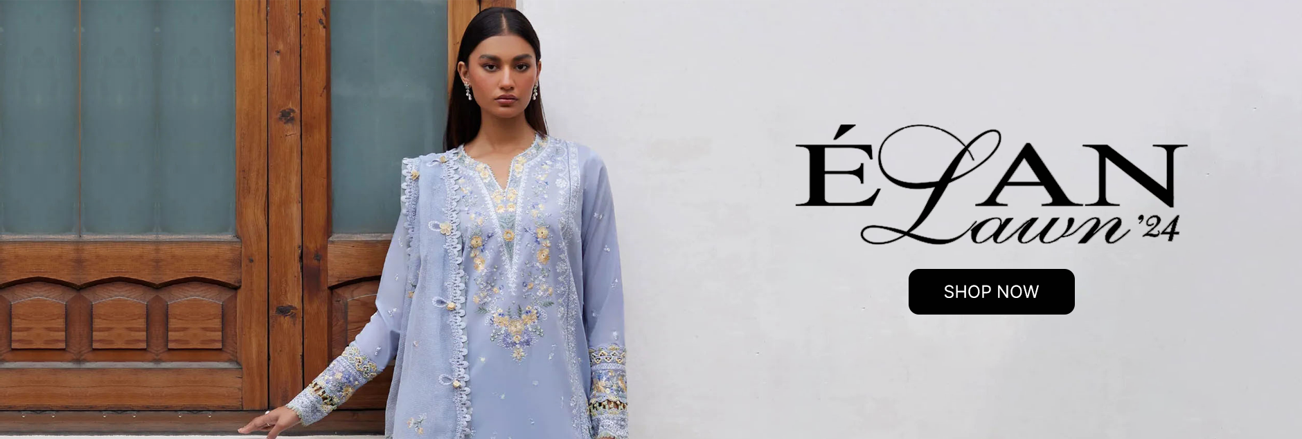 Elan Luxury Embroidered Lawn Collection 2024