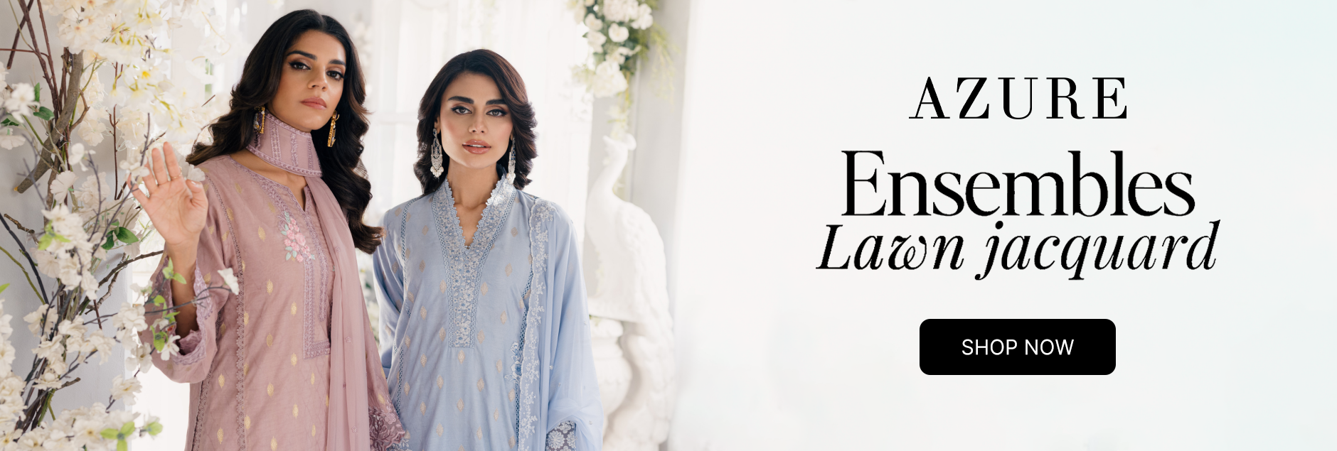 Ensembles By Azure Lawn Jacquard Eid Drop 2 2024