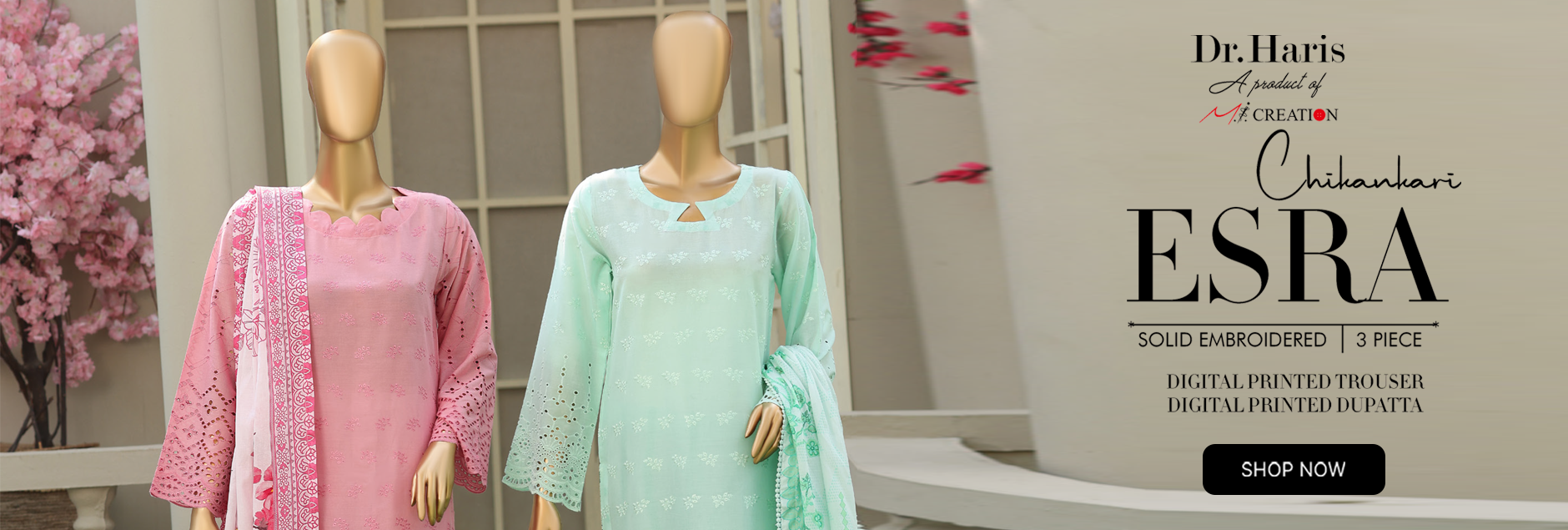 Esra By Schick Chikankari Unstitched Collection 2026