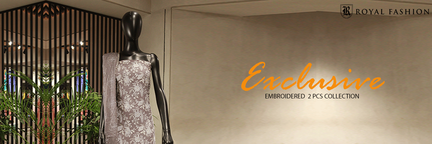 Royal Fashion Exclusive Embroidered 2 Piece Collection
