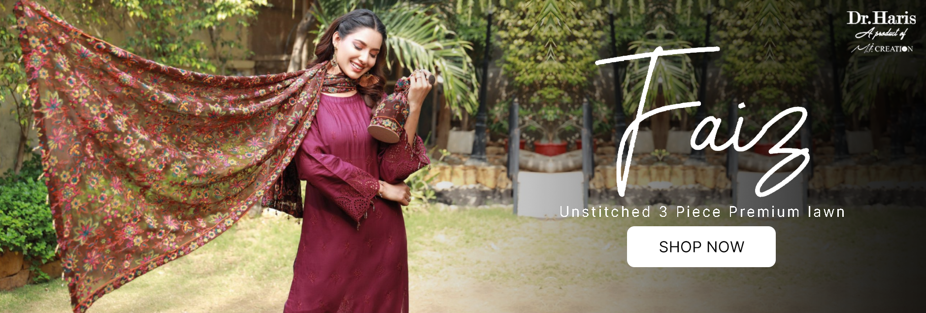 Faiz By Schick Premium Embroidered Lawn Collection 2024
