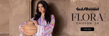 Flora By Gul Ahmed Embroidered Chiffon Unstitched Collection 2026