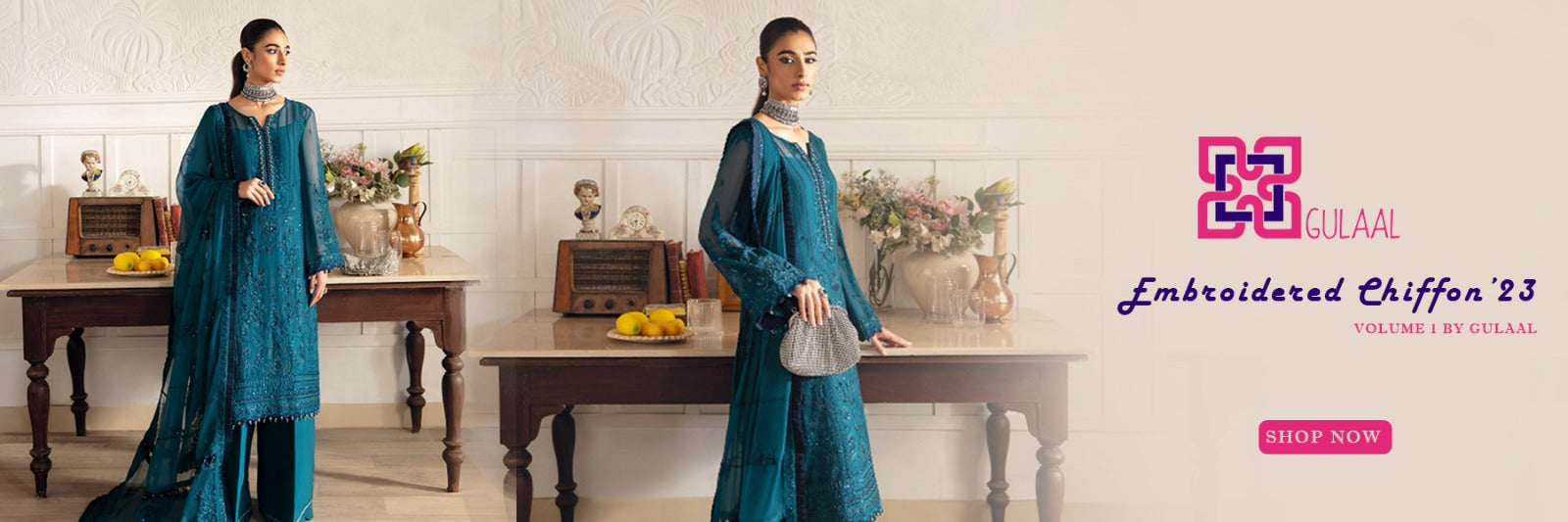 Gulaal Embroidered Luxury Chiffon Collection 2023
