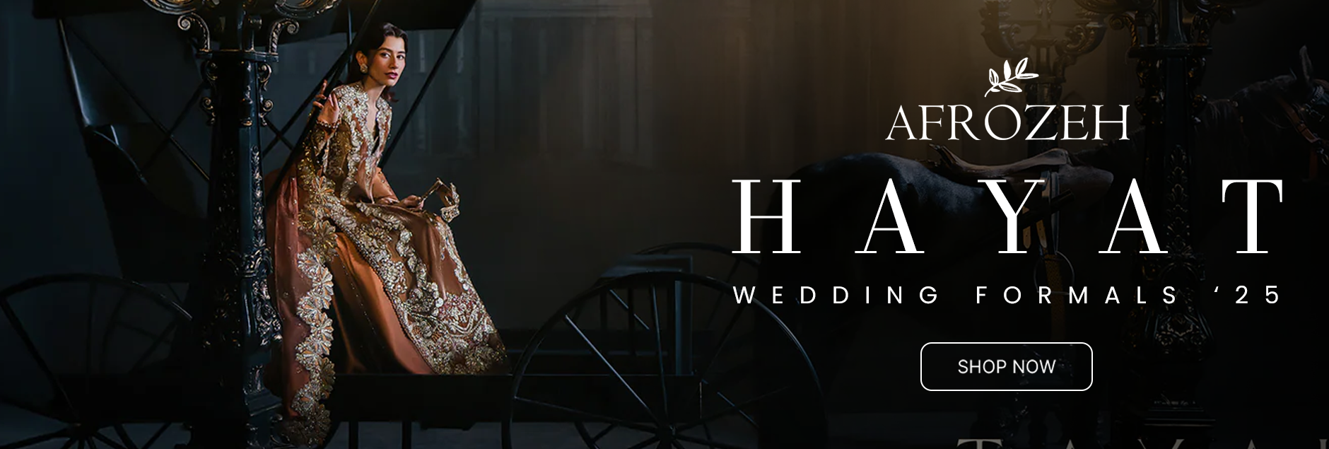 Hayat By Afrozeh Wedding Formals Unstitched Collection 2025