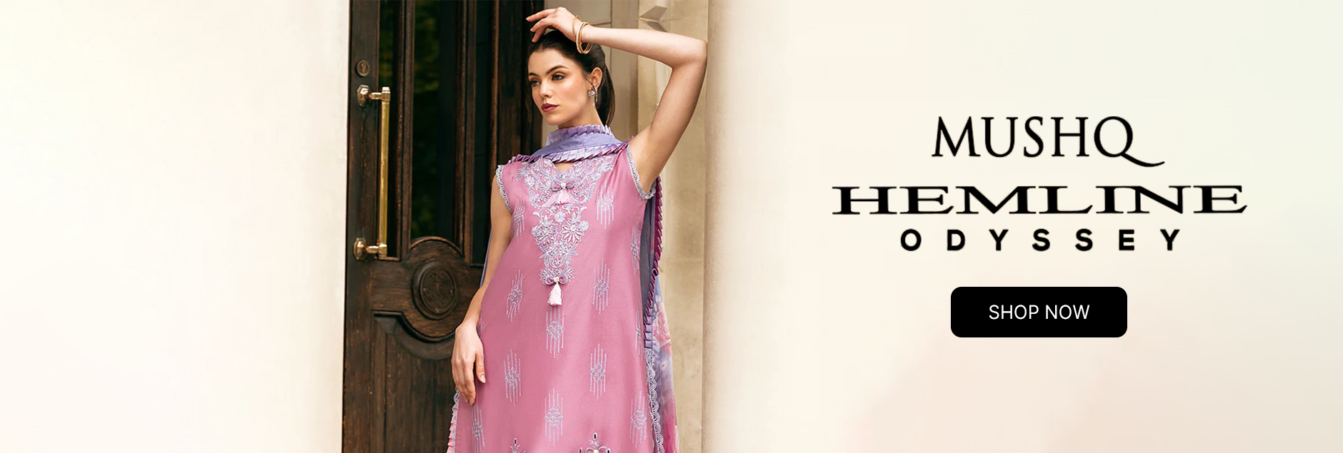 Hemline Odyssey By Mushq Embroidered Lawn Collection 2024