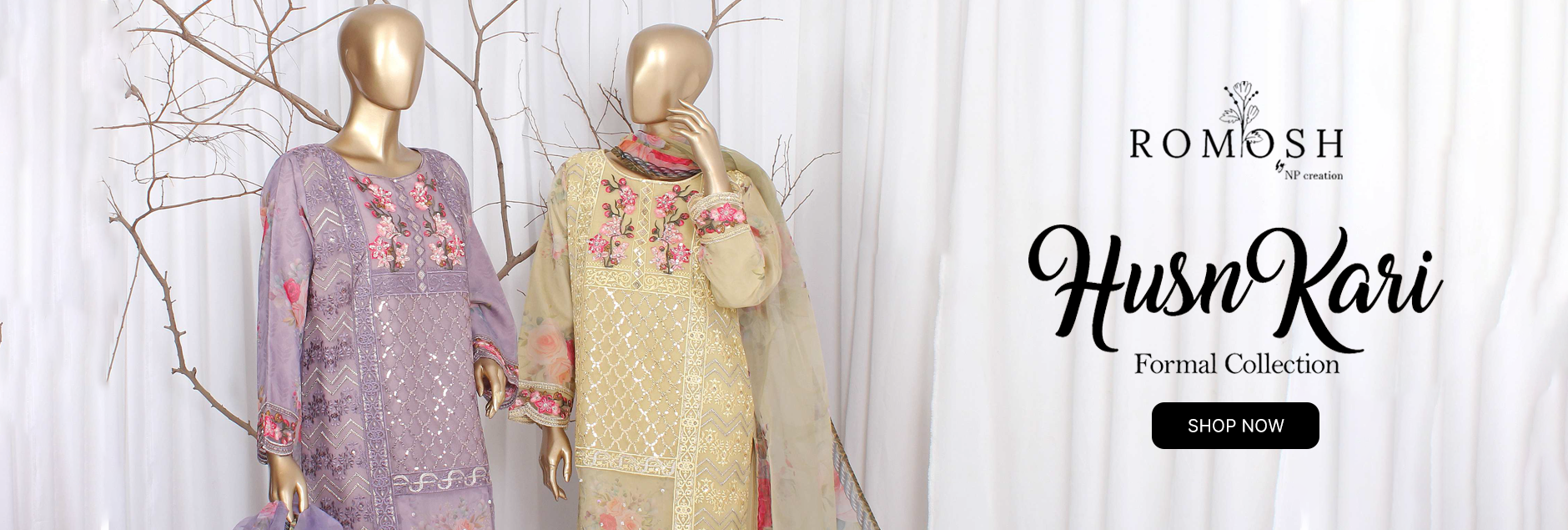 Husnkari By Romosh Formal Stitched Collection 2025