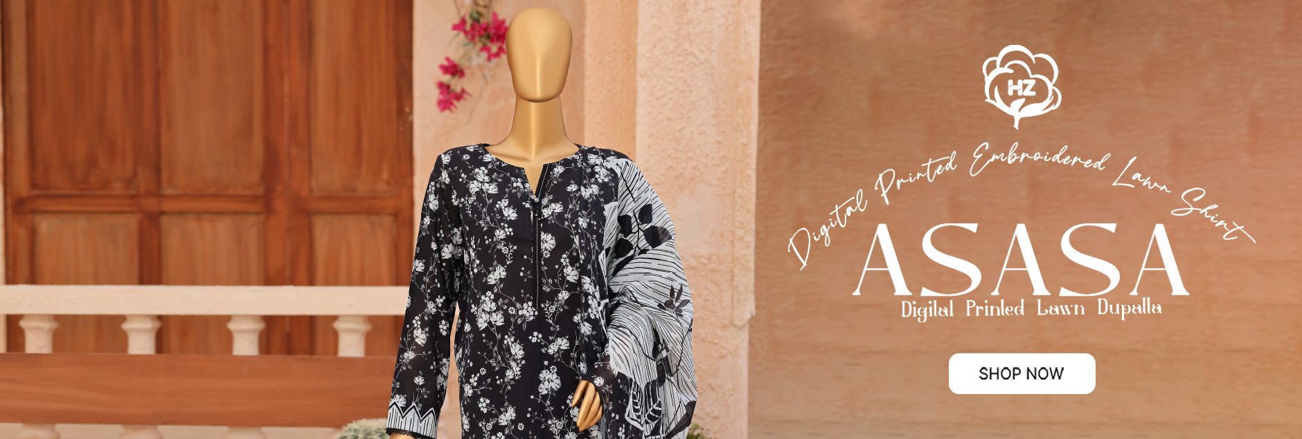 Asasa by HZ Textile Digital Embroidered Unstitched Collection 2026