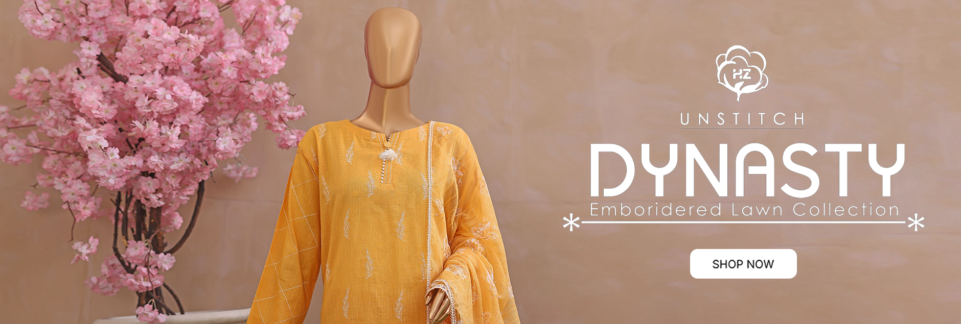 Dynasty By HZ Textile Embroidered Unstitched Collection 2026
