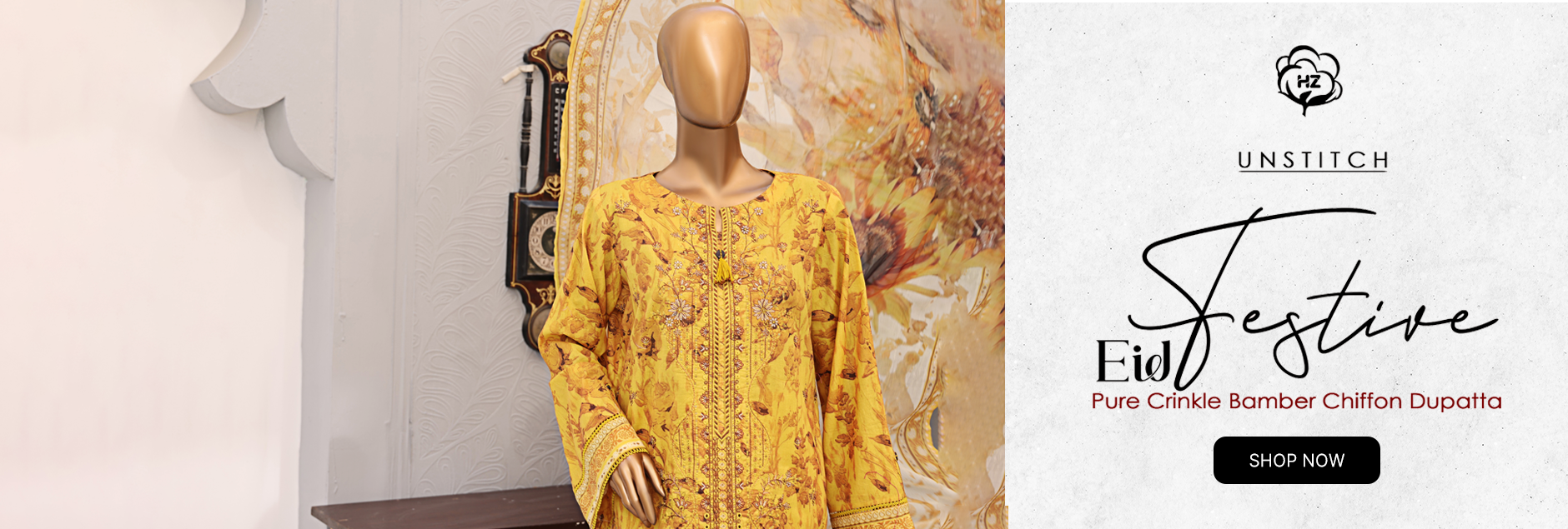 Eid Festive By HZ Textile Embroidered Unstitched Collection 2025
