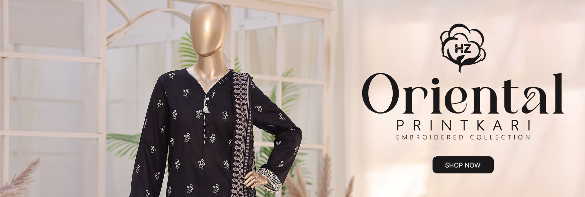 Oriental By HZ Textile Printkari Embroidered Unstitched Collection 2026 Vol-02
