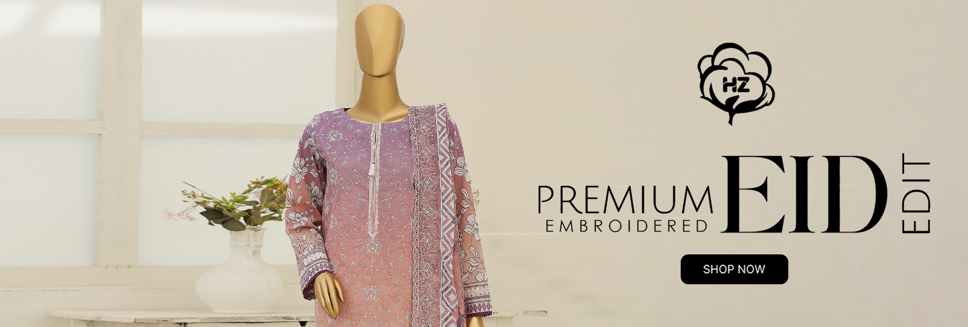 HZ Textile Premium Embroidered Eid Unstitched Edit 2026