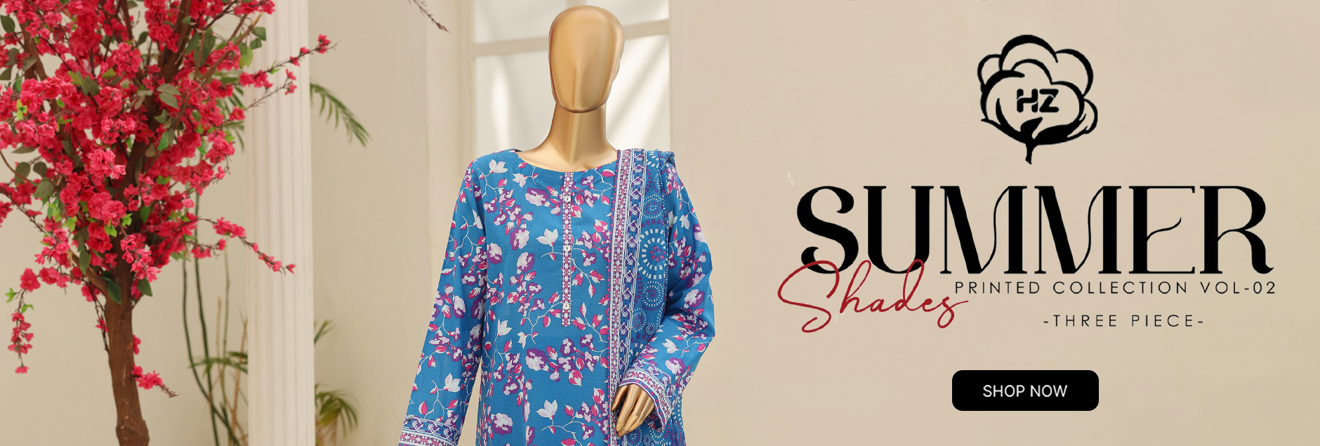 Summer Shades By HZ Textile Printed Unstitched Collection 2026 Vol-02