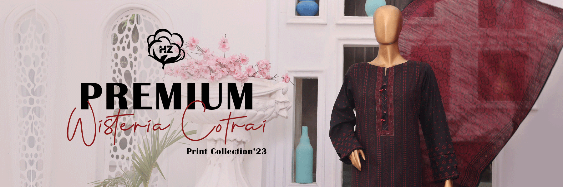 HZ Premium Wisteria Cotrai Printed Collection 2023