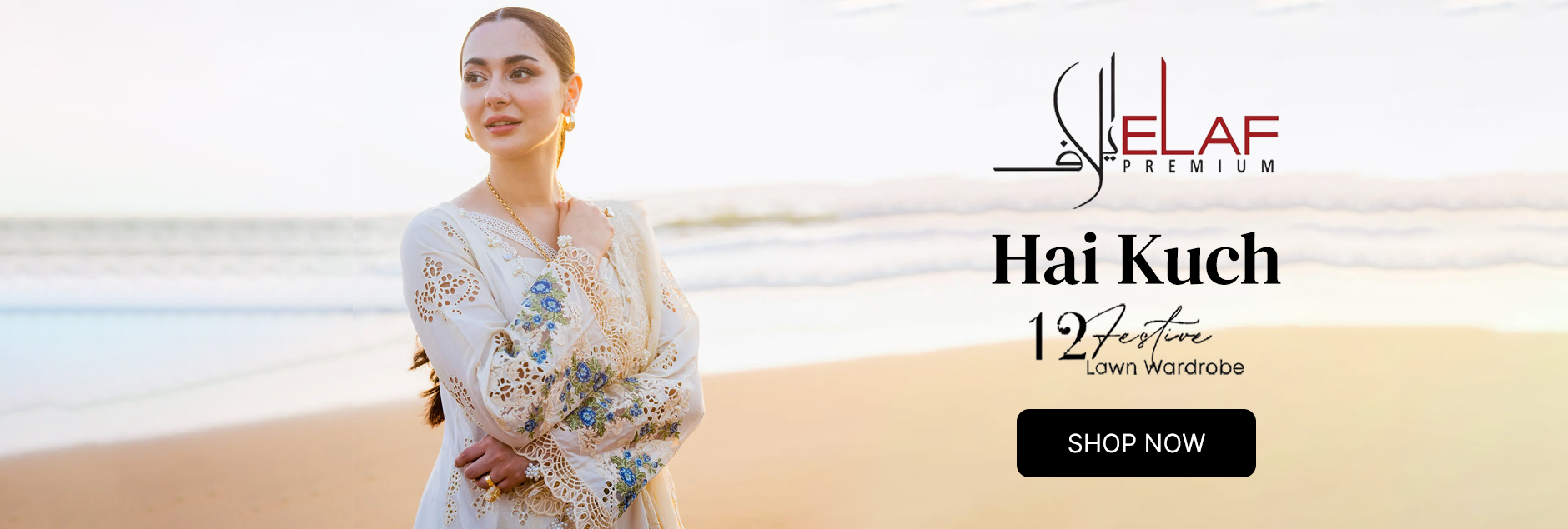 Hai Kuch By Elaf Festive Embroidered Lawn Collection 2024