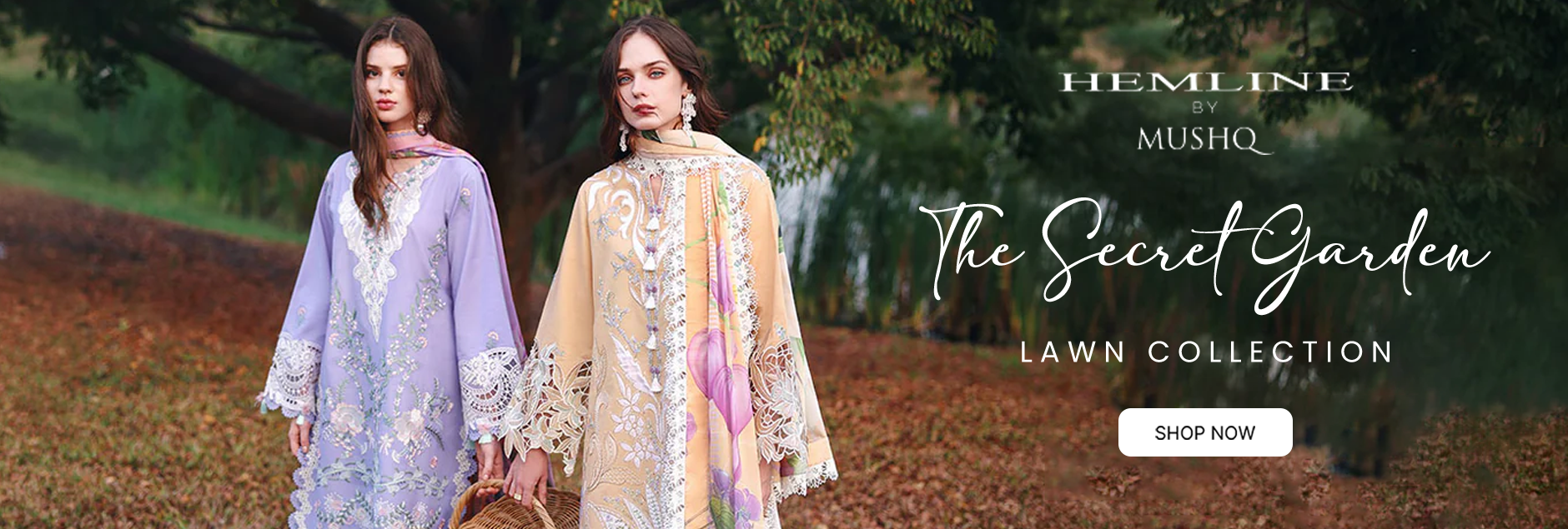 Hemline The Secret Garden By Mushq Spring Summer Unstitched Collection 2026