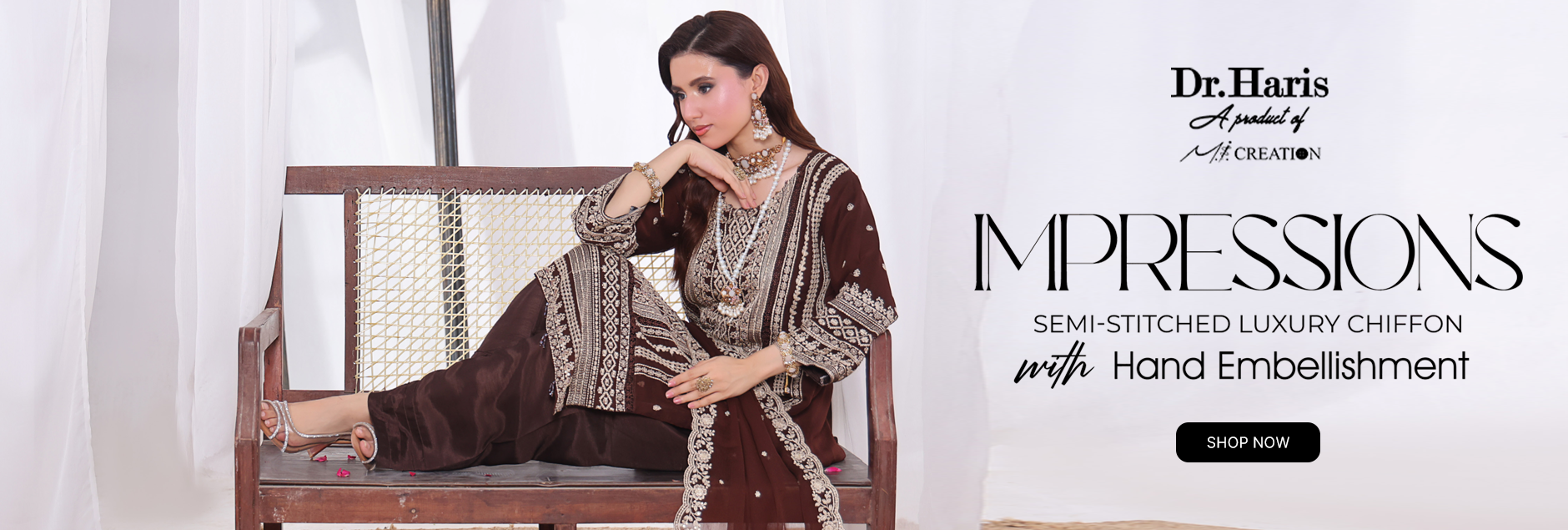 Impressions By Schick Luxury Chiffon Semi Stitched Collection 2025