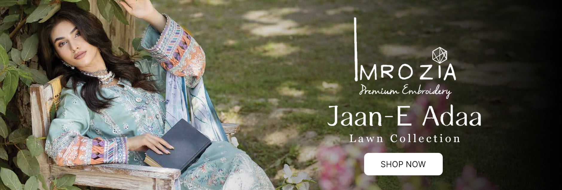 Jaan-E-Adaa By Imrozia Premium Embroidered Lawn Collection 2024