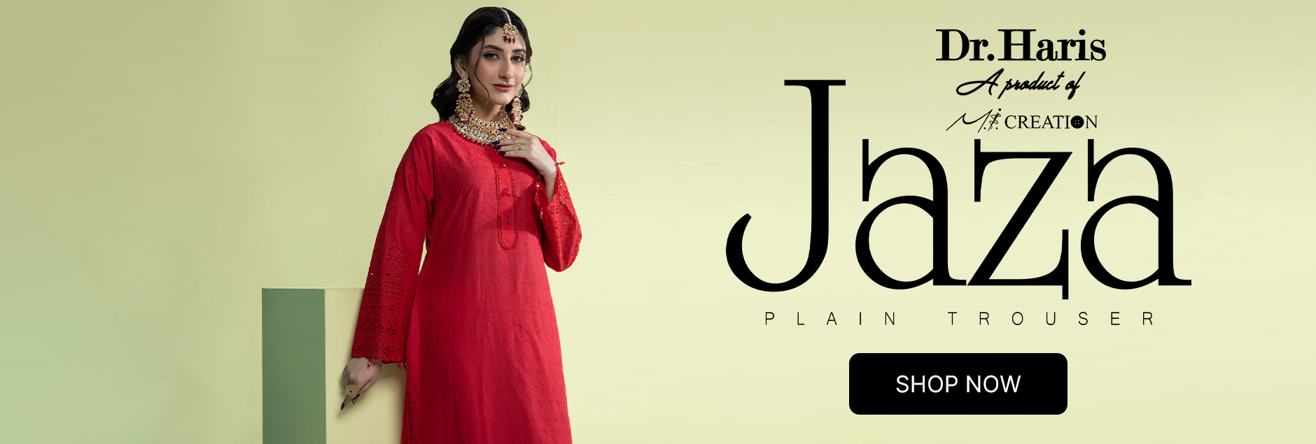 Jaza By Schick Schiffli Embroidered Cotton Shirt & Trouser Collection 2024