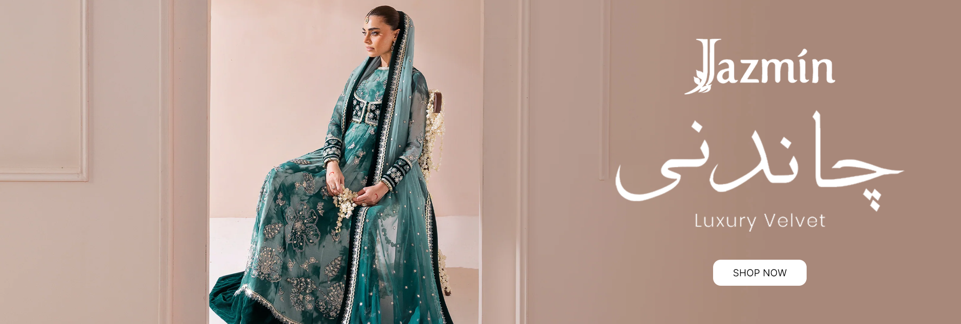 Chandni By Jazmin Luxury Velvet Unstitched Collection 2025