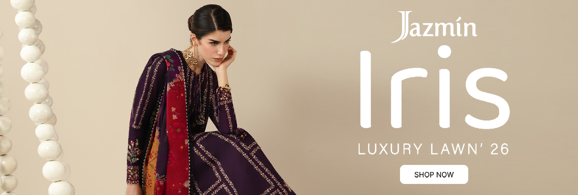 Iris By Jazmin Luxury Lawn Unstitched Collection 2026