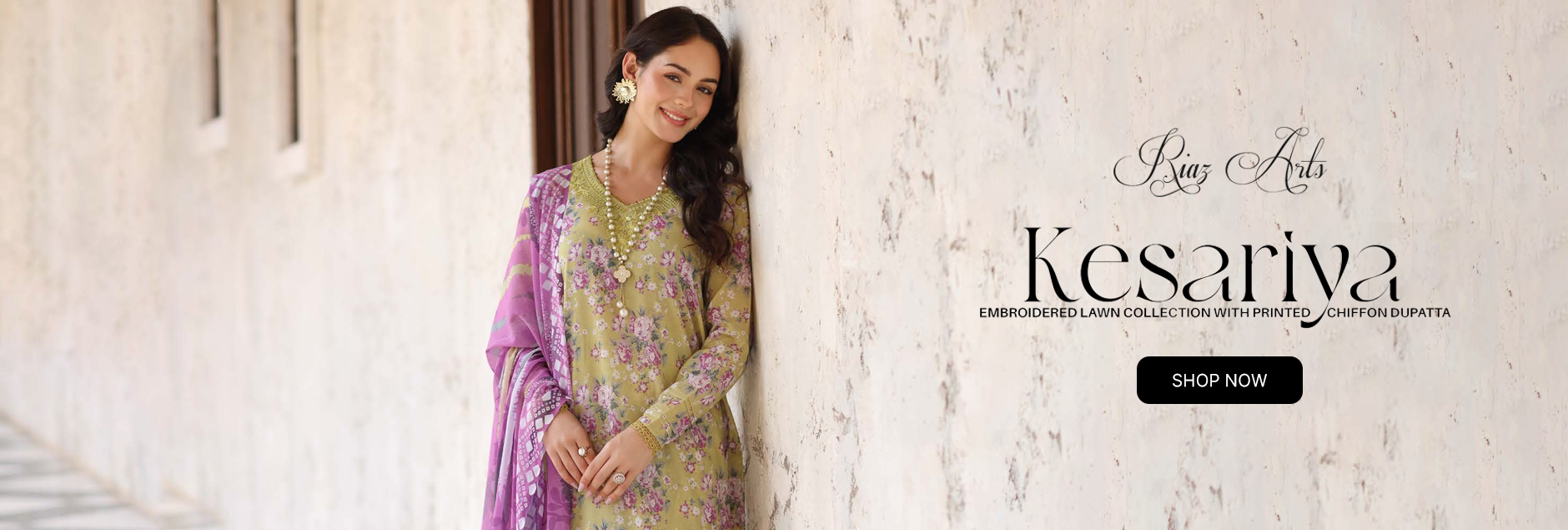 Kesariya By Riaz Arts Embroidered Lawn Unstitched Collection 2025