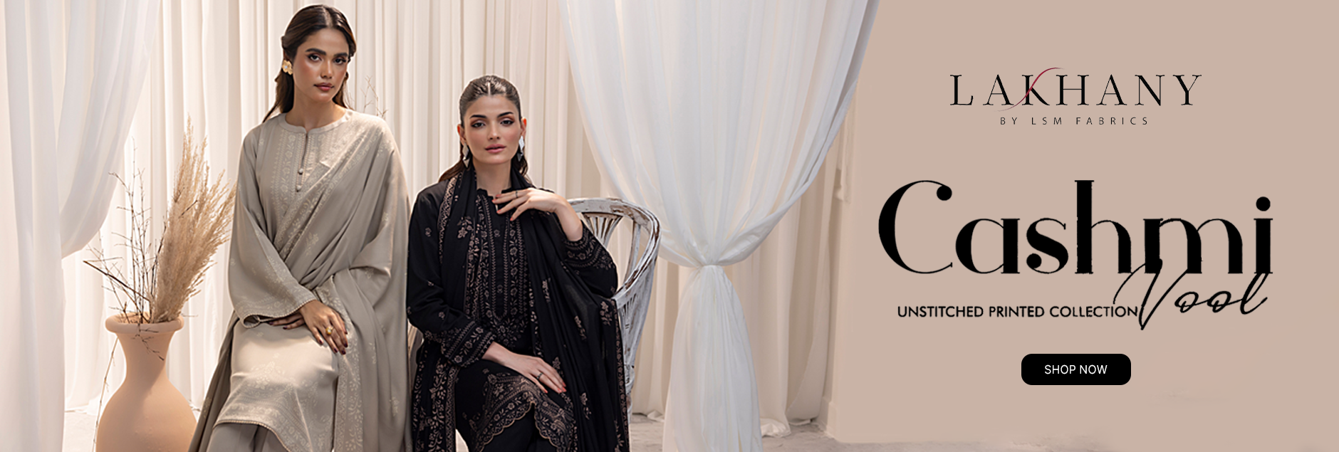 LSM Lakhany Printed Cashmi Vool Unstitched Collection 2024